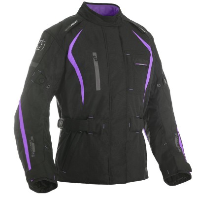 OXFORD DAKOTA TEXTILE BLACK & PURPLE JACKET