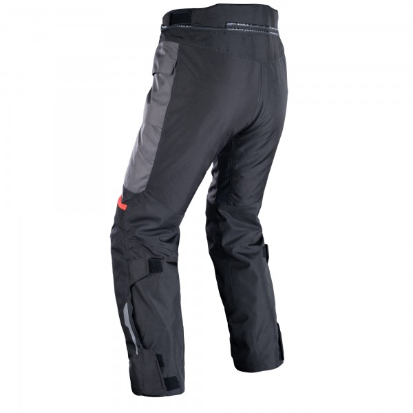 OXFORD ROCKLAND MS CHARCOAL BLK RED L PANTS