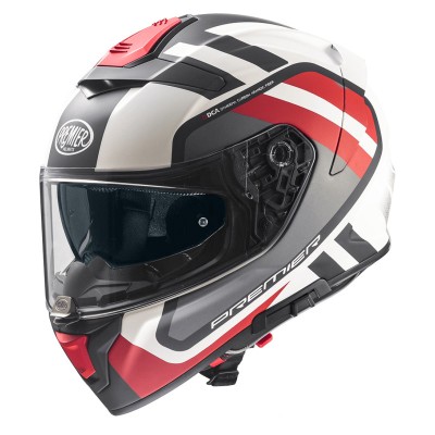 PREMIER DEVIL FZ 2 BM RED WHITE HELMET