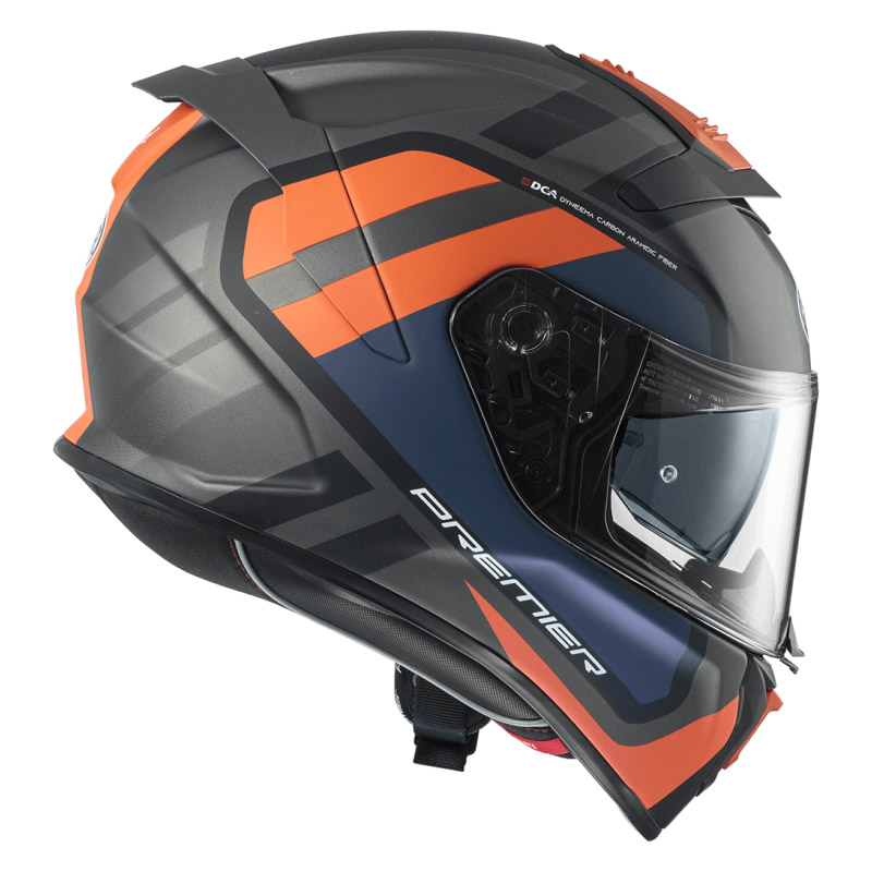 Premier Devil Fz 93 Bm Orange Black Helmet