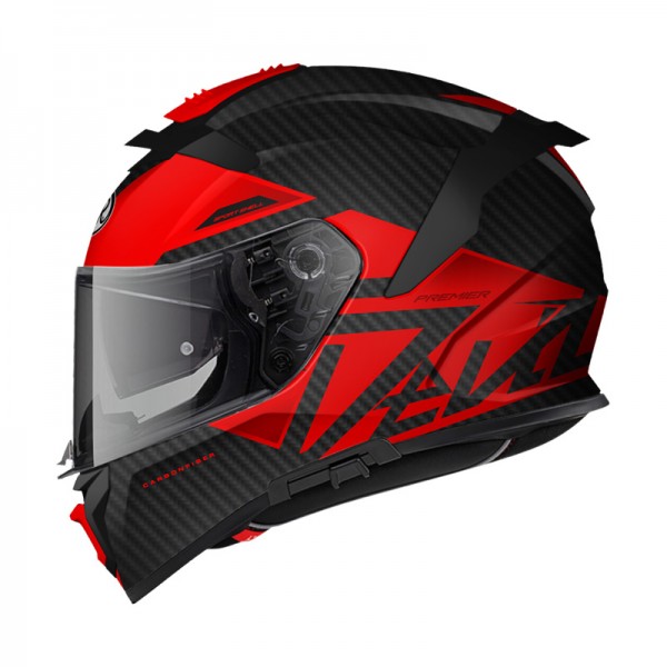 PREMIER DEVIL CARBON 22.06 MN 2 RED HELMET