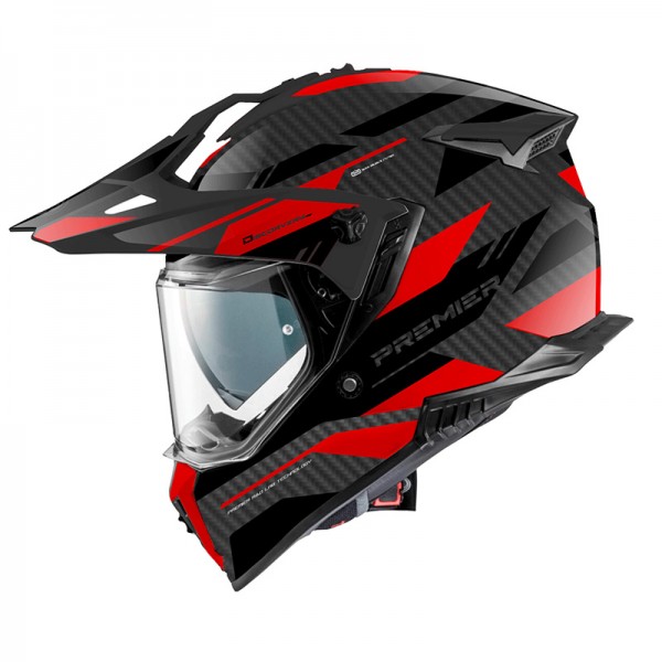 PREMIER DISCOVERY CARBON ER 2 RED HELMET