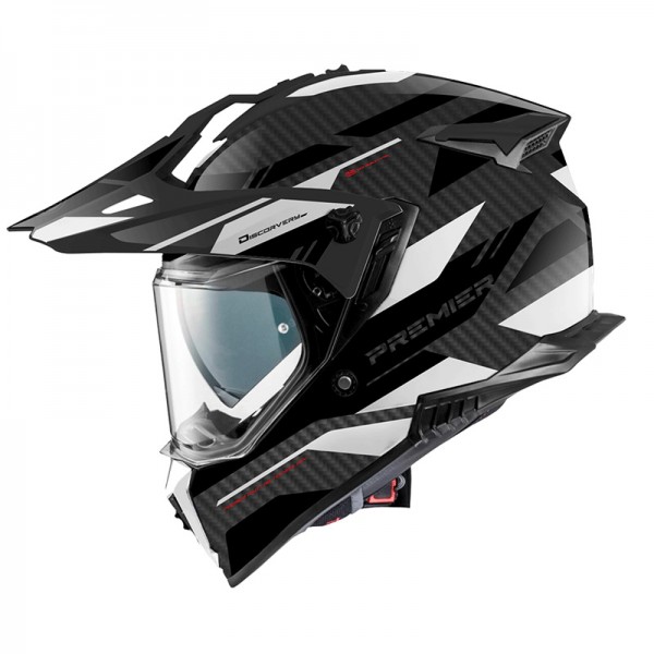 PREMIER DISCOVERY CARBON ER 8 WHITE HELMET