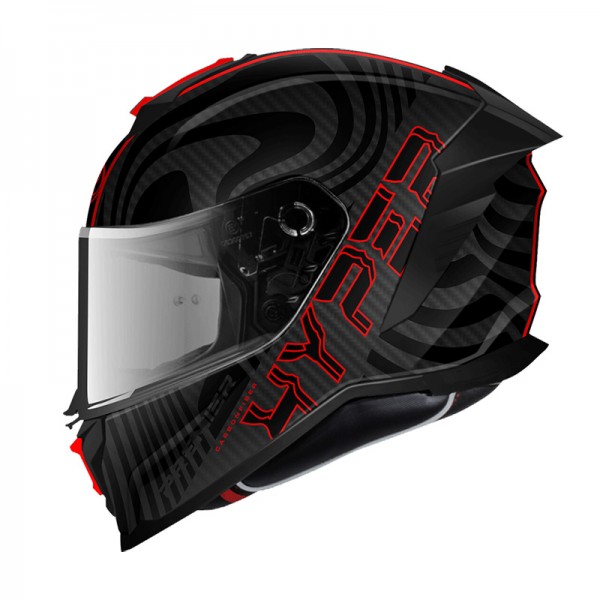 PREMIER HYPER CARBON 22.06 PS 2 RED HELMET