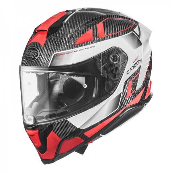 PREMIER HYPER CARBON 22.06 TK 92 WHITE RED HELMET