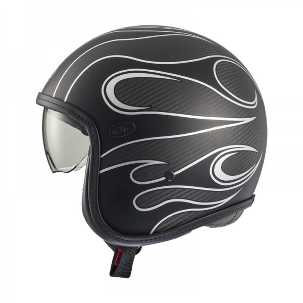 PREMIER VINTAGE PLATINUM EDITION CARBON FR SILVER BM HELMET