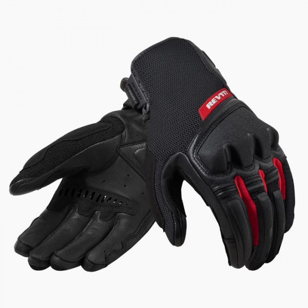 Revit Duty Black-Red Gloves