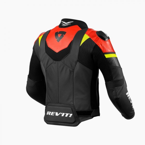 REVIT HYPERSPEED 2 AIR BLACK-NEON RED JACKET