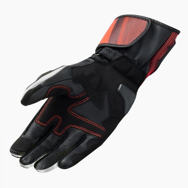 REVIT METIS 2 BLACK-NEON RED GLOVES