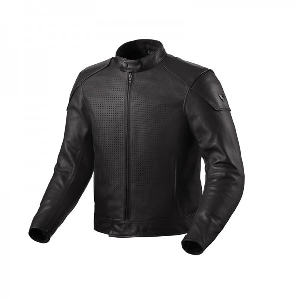 REVIT MORGAN LEATHER BLACK JACKET