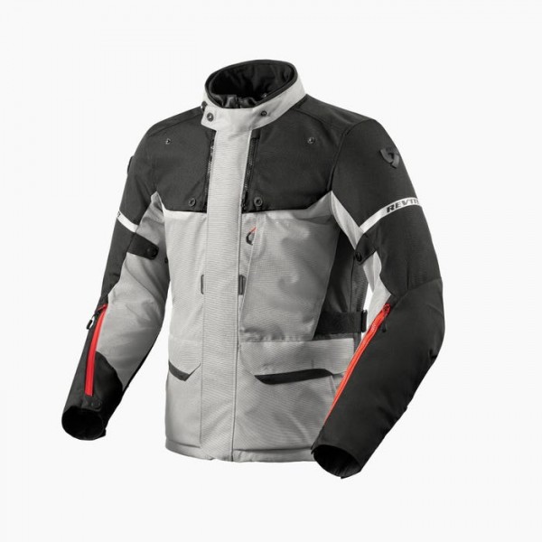 REVIT OUTBACK 4 H2O SILVER-BLACK JACKET