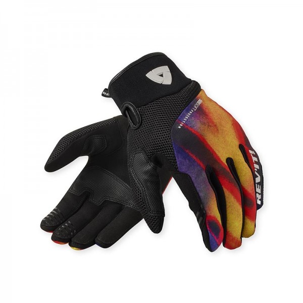 REVIT SURGE BLACK ORANGE GLOVES