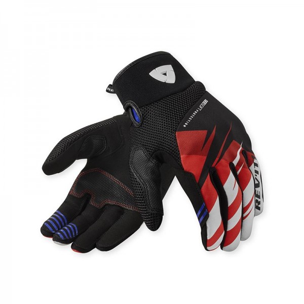 REVIT SURGE BLACK RED GLOVES