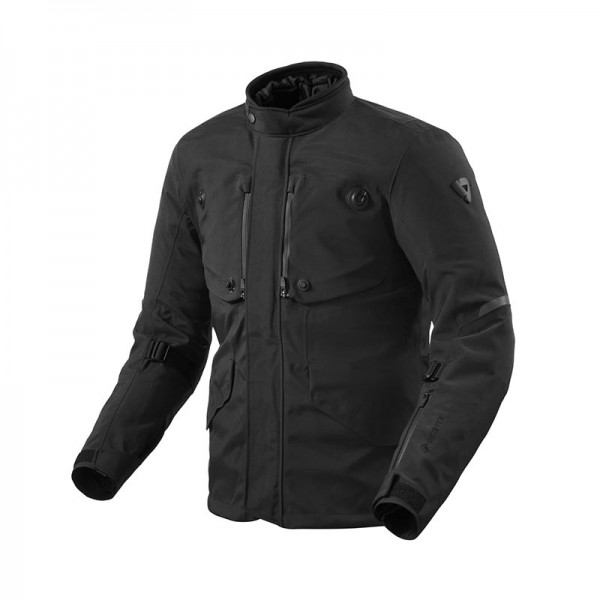 REVIT TRENCH 2 GTX BLACK JACKET
