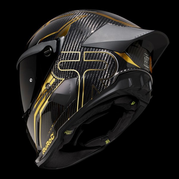 RUROC ATLAS 4.0 TRACK TITAN GOLD HELMET