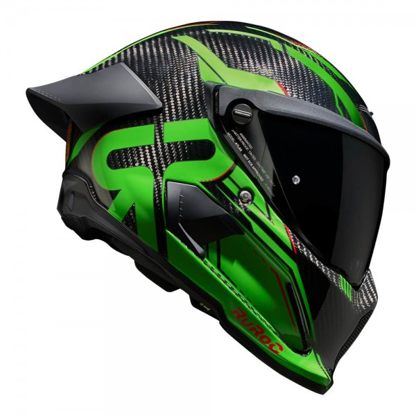 RUROC ATLAS 4.0 TRACK VIPER GREEN HELMET