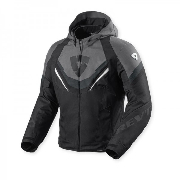 REVIT QUANTUM 3 H2O BLACK GREY JACKET