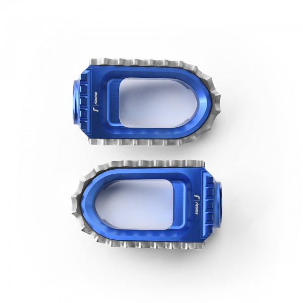 Rizoma Arctic Blue Anodized Rally Pegs ∅ 22 Mm Honda Africa Twin Crf 1000 L (2018-19) Pair Part# PE614U