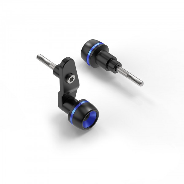 RIZOMA ARCTIC BLUE ANODIZED SIDE SLIDERS KIT LEFT/RIGHT (PAIR) FOR BMW S1000 RR 2023-2024