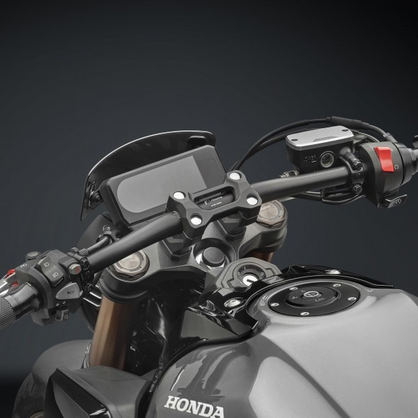 Rizoma Black Anodized Drag Bar Handlebar Ø 22-29 Mm Honda Cb 650 R (2021 - 22)Part# MA015B