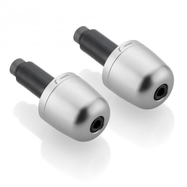Rizoma Silver Anodized Bar-End Plug Honda Cb 650 R (2021 - 22) PairPart# MA533A