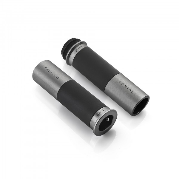 Rizoma Thunder Grey Anodized Icon Ø 22 Mm Honda Cb 650 R (2021 - 22) PairPart# GR225D
