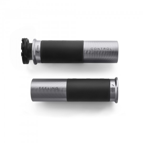 Rizoma Thunder Grey Anodized Icon Ø 22 Mm Honda Cb 650 R (2021 - 22) PairPart# GR225D