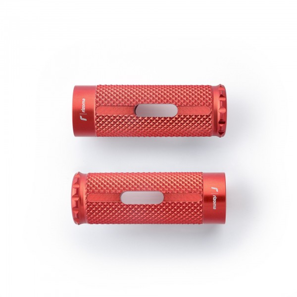 Rizoma Vulcan Red Anodized Pro Pegs ∅ 18 Mm Triumph Trident 660 (2021) (2021) Pair Part# PE614R