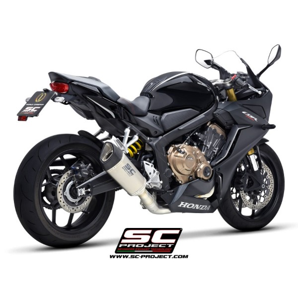 SC-PROJECT SC1-R TITANIUM FULL EXHAUST SYSTEM FOR HONDA CBR650R 2021-2023 PART # H45B-C90T