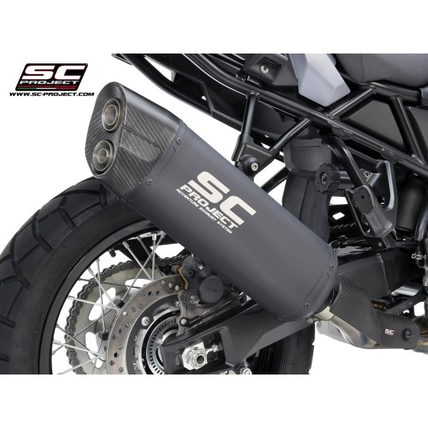 SC PROJECT ADVENTURE TITANIUM EXHAUST FOR SUZUKI V-STROM 800DE 2023-2025 PART # S22A-85T