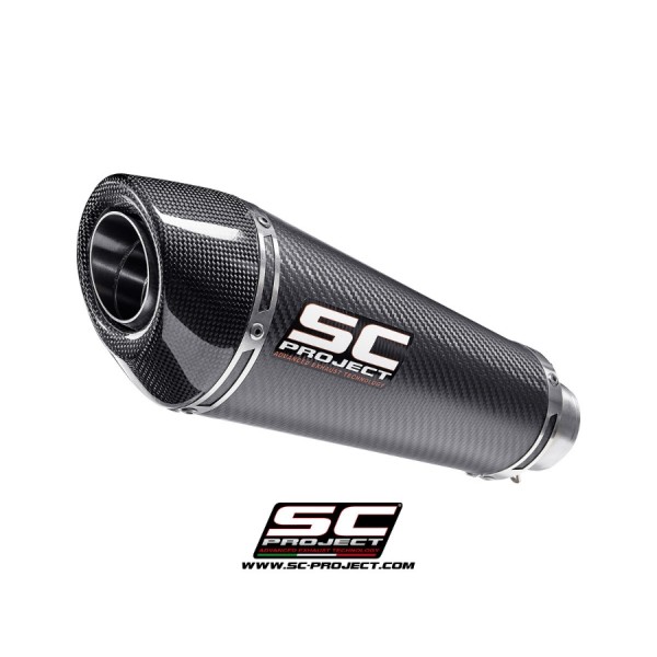 SC-PROJECT CONIC CARBON FIBRE EXHAUST FOR KTM 1290 SUPER DUKE R 2017–2019 PART # KTM10B-34C