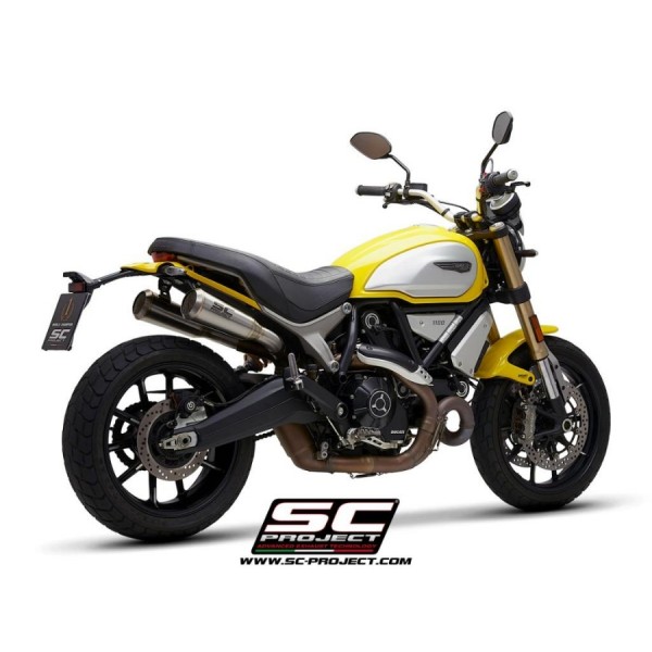 SC-PROJECT PAIR OF CONICO 70’S STAINLESS STEEL EXHAUST FOR DUCATI SCRAMBLER 1100 2018–2019 PART # D29A-42A70S SC-PROJECT PAIR OF CONICO 70’S STAINLESS STEEL EXHAUST FOR DUCATI SCRAMBLER 1100 2018–2019 PART # D29A-42A70S