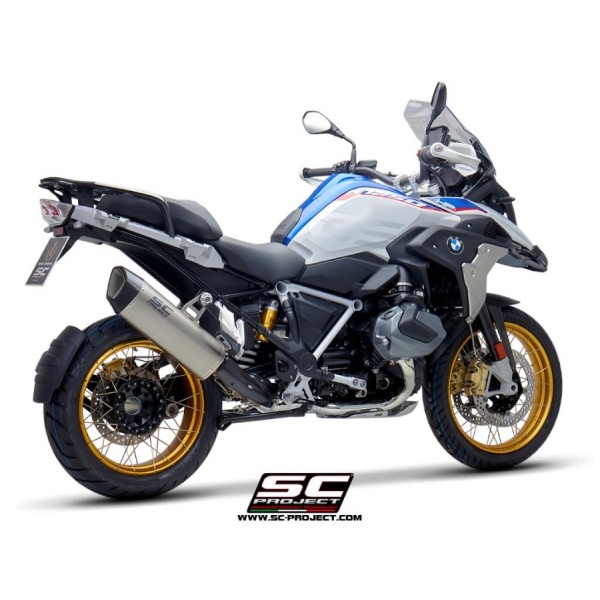 SC-PROJECT SC1-R GT TITANIUM EXHAUST FOR BMW R 1250 GS ADVENTURE 2019–2020 EURO 4 PART # B30A-105T SC-PROJECT SC1-R GT TITANIUM EXHAUST FOR BMW R 1250 GS ADVENTURE 2019–2020 EURO 4 PART # B30A-105T
