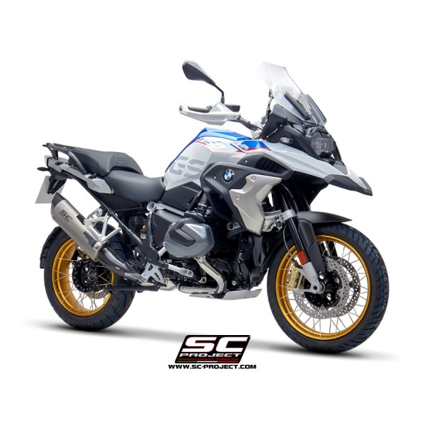 SC-PROJECT SC1-R GT TITANIUM EXHAUST FOR BMW R 1250 GS ADVENTURE 2019–2020 EURO 4 PART # B30A-105T SC-PROJECT SC1-R GT TITANIUM EXHAUST FOR BMW R 1250 GS ADVENTURE 2019–2020 EURO 4 PART # B30A-105T