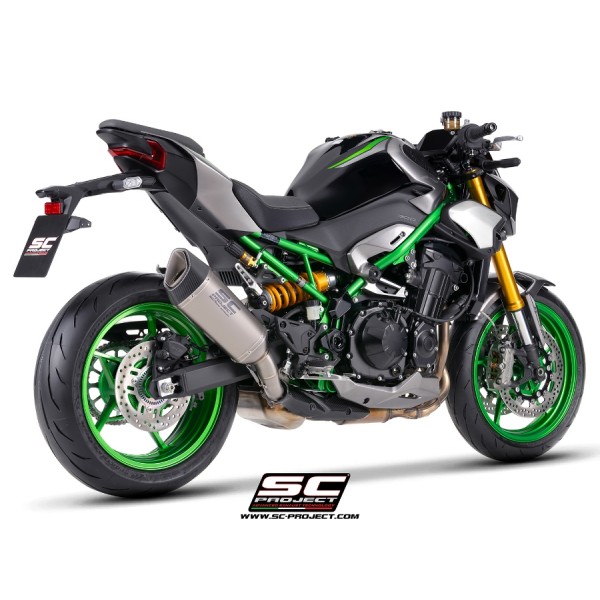 SC-PROJECT SC1-R TITANIUM EXHAUST FOR KAWASAKI Z900 / Z900 A2 2025 PART # K43A-T90T