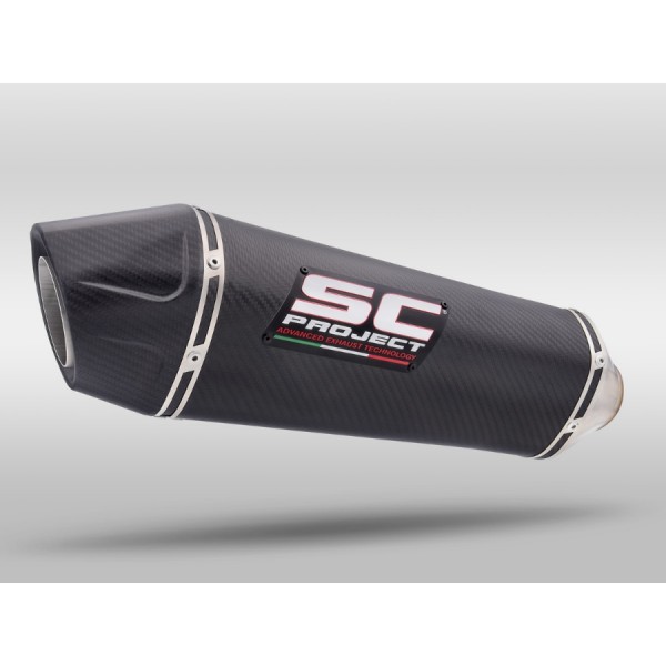 SC-PROJECT X-PLORER II CARBON EXHAUST FOR HONDA XL750 TRANSALP 2023-2024 PART # H48A-121C