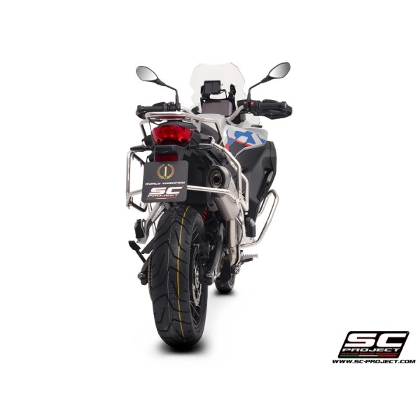 SC-PROJECT X-PLORER II GT TITANIUM EXHAUST FOR BMW F 900 GS ADVENTURE 2024–2025 PART # B42A-119T