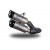 SPARK DYNO TITANIUM SILENCERS BLACK ANODIZED END CAP FOR DUCATI MONSTER 937 2021-2024 PART # GDU0839T