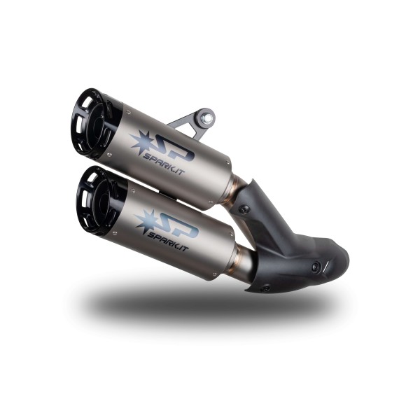 SPARK DYNO TITANIUM SILENCERS BLACK ANODIZED END CAP FOR DUCATI MONSTER 937 2021-2024 PART # GDU0839T