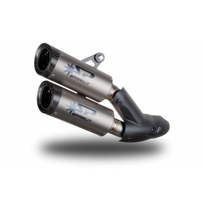 SPARK DYNO TITANIUM SILENCERS CARBON END CAP FOR DUCATI MONSTER 937 2021-2024 PART # GDU0839T