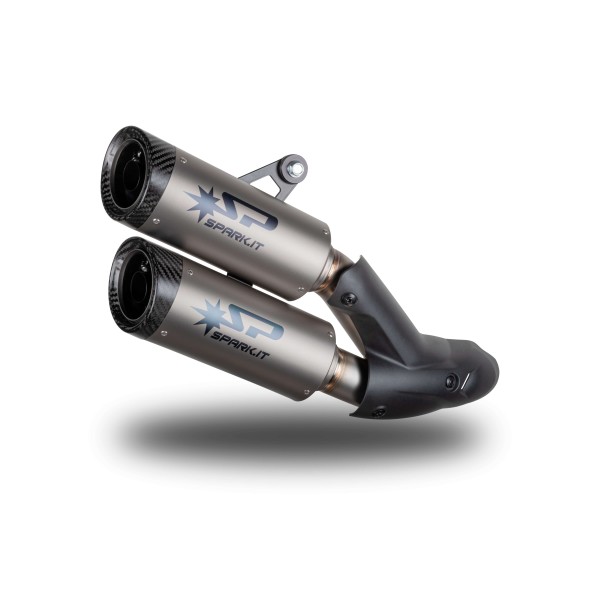 SPARK DYNO TITANIUM SILENCERS CARBON END CAP FOR DUCATI MONSTER 937 2021-2024 PART # GDU0839T