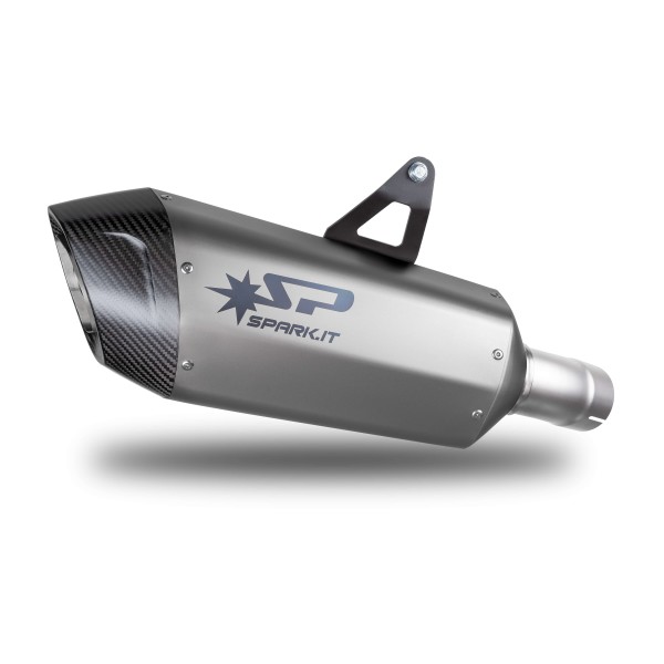 SPARK FIGHTER EVO TITANIUM SILENCER WITH CARBON FIBER FOR BMW R 1300 GS 2023-2024 PART # GBM0609T