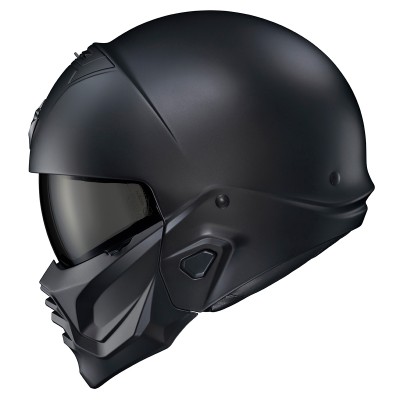 SCORPION USA COVERT 2 SOLID MATTE BLACK HELMET