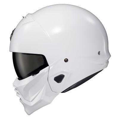 SCORPION USA COVERT 2 SOLID WHITE HELMET