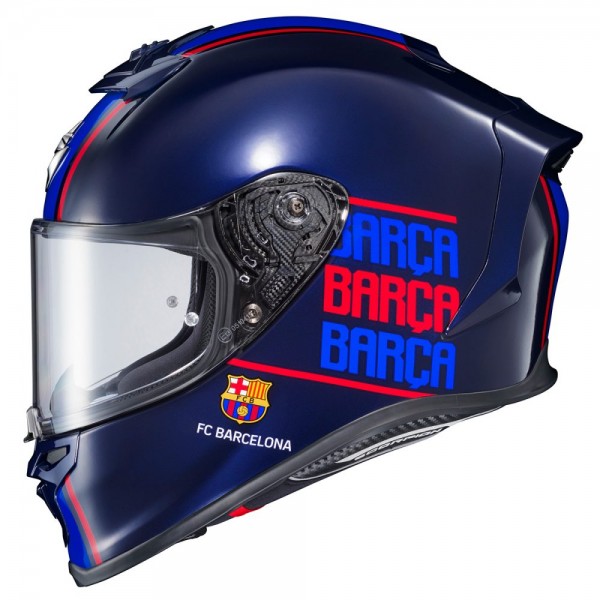 SCORPION USA EXO-R1 AIR FC BARCELONA BLACK HELMET