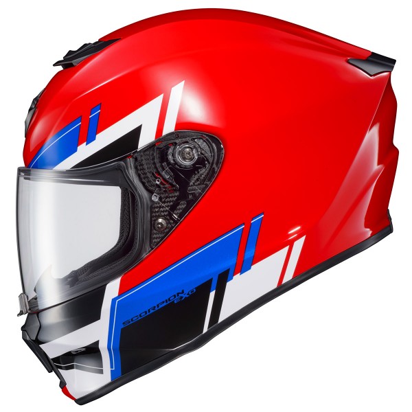 SCORPION USA EXO-R420 PACE RED HELMET