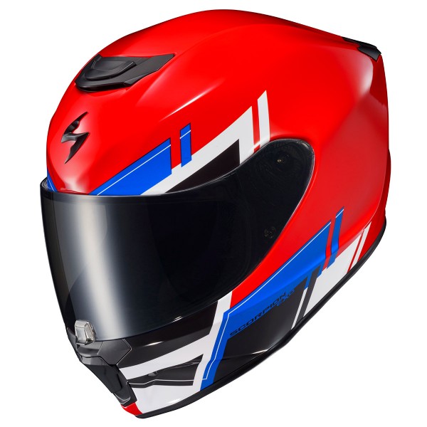 SCORPION USA EXO-R420 PACE RED HELMET