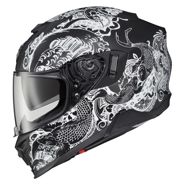 SCORPION USA EXO-T520 NAMA-SUSHI BLACK WHITE HELMET