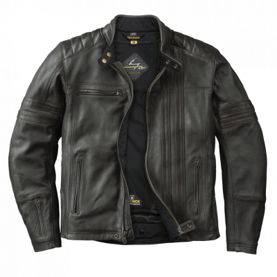 SCORPION USA 1909 VINTAGE BLACK BROWN JACKET