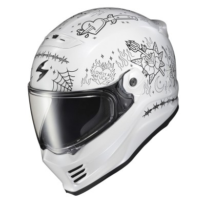 SCORPION USA COVERT FX THE LITAS 2 WHITE HELMET